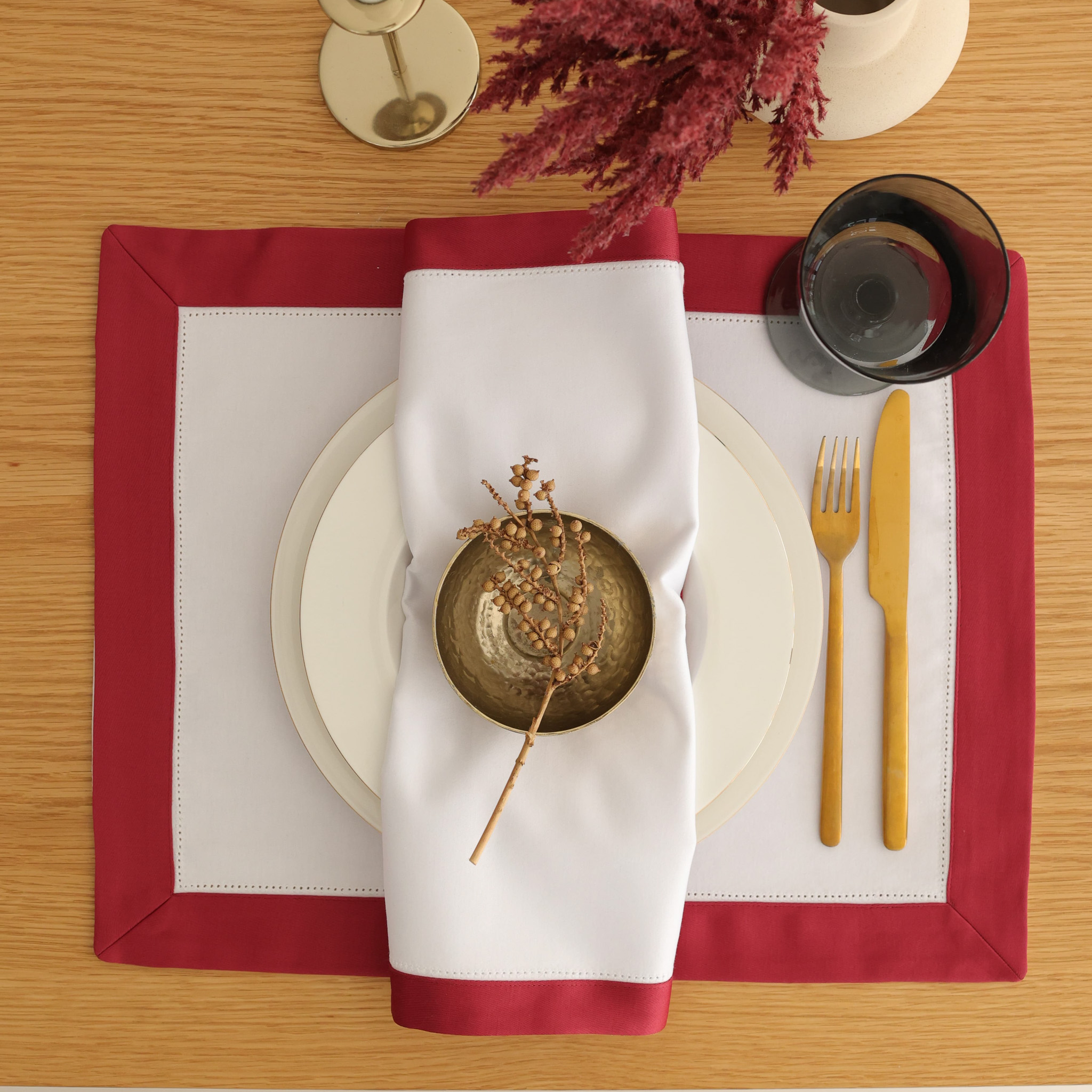 Monaco Cotton Placemat & Napkin 